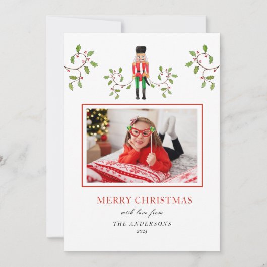 Nutcracker Soldier & Feriengarten Foto Ankündigung (Vorderseite)