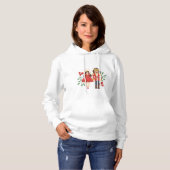 Nutcracker Soldier Frohe Weihnachten Hoodie (Vorne ganz)