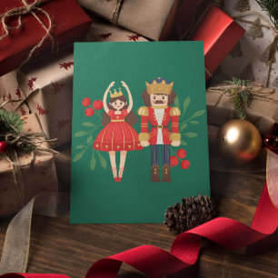 Nutcracker Soldier Frohe Weihnachten Postkarte