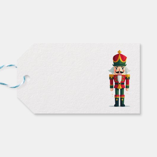 Nutcracker Soldier Geschenkanhänger (Rückseite Horizontal)
