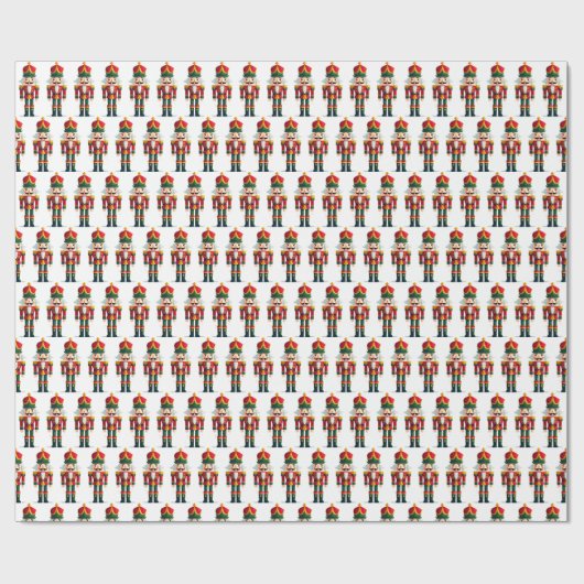Nutcracker Soldier Geschenkpapier (Flach)