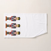 Nutcracker Soldier Hübsches Weihnachtsbadehandtuch Badhandtuch Set (Handtuch)