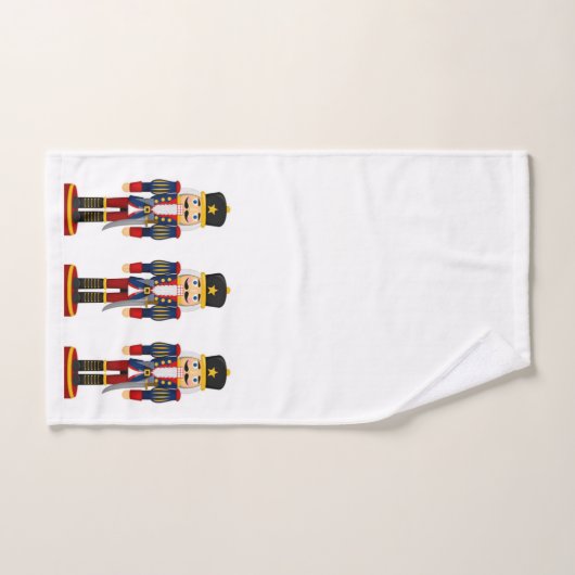 Nutcracker Soldier Hübsches Weihnachtsbadehandtuch Badhandtuch Set (Handtuch)