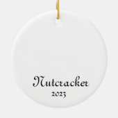 Nutcracker Soldier Keepake Ornament (Hinten)