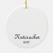 Nutcracker Soldier Keepake Ornament (Hinten)