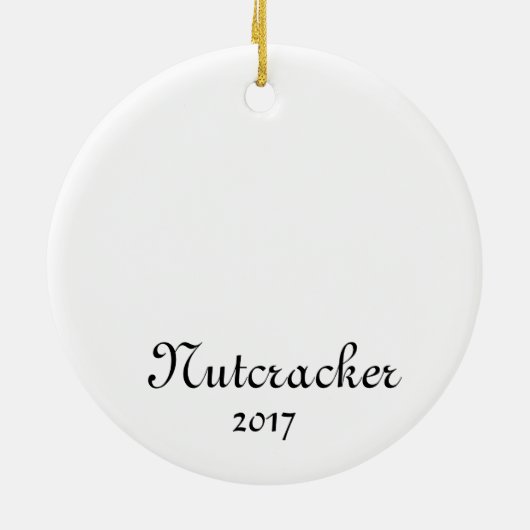 Nutcracker Soldier Keepake Ornament (Hinten)