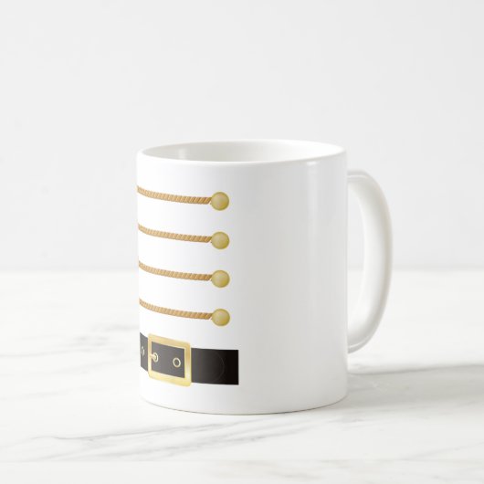 Nutcracker Soldier Kostüm Uni Kaffeetasse (VorderseiteRechts)
