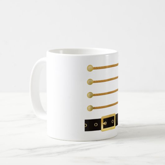 Nutcracker Soldier Kostüm Uni Kaffeetasse (Vorderseite Links)