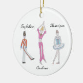 Nutcracker Soldier/Marzipan/Arabian-Ornament Keramik Ornament (Links)