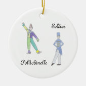 Nutcracker Soldier/Pollichinelle Keepake Ornament (Vorne)