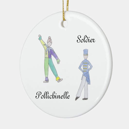 Nutcracker Soldier/Pollichinelle Keepake Ornament (Links)