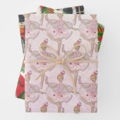 Nutcracker Soldier Sugar Plum Fee Weihnachten Geschenkpapier Set (Beispiel)