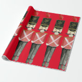 Nutcracker Soldiers Geschenkpapier (Ungerollt)