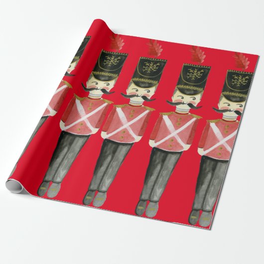 Nutcracker Soldiers Geschenkpapier (Ungerollt)