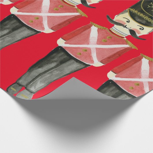 Nutcracker Soldiers Geschenkpapier (Ecke)