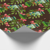 Nutcracker Soldiers & Mistletoe Geschenkpapier (Ecke)