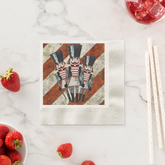Nutcracker Soldiers Stripes Serviette (Beispiel)