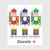 Nutcracker Soldiers Weihnachten Aufkleber (Blatt)