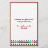 Nutcracker Soldiers Weihnachten Briefpapier (Rückseite)