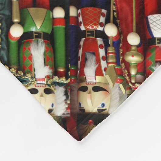Nutcracker Soldiers Weihnachten Fleecedecke (Ecke)