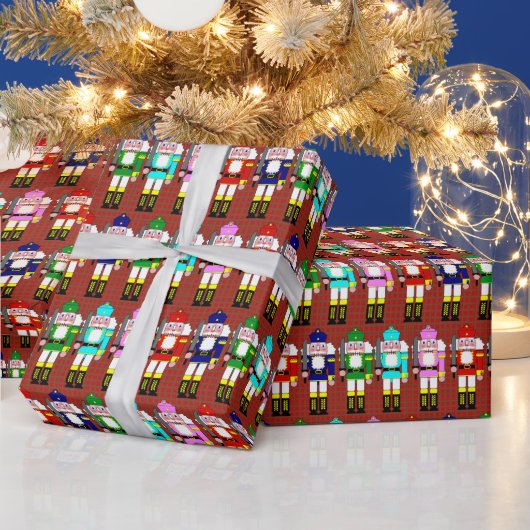 Nutcracker Soldiers Weihnachten Geschenkpapier (Feiertage)