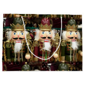 Nutcracker Soldiers Weihnachten Große Geschenktüte (Rückseite)