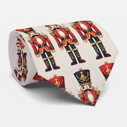 Nutcracker Soldiers Weihnachten Krawatte (Gerollt)