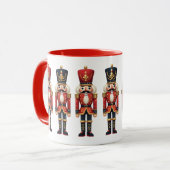 Nutcracker Soldiers Weihnachten Tasse (Vorderseite Links)