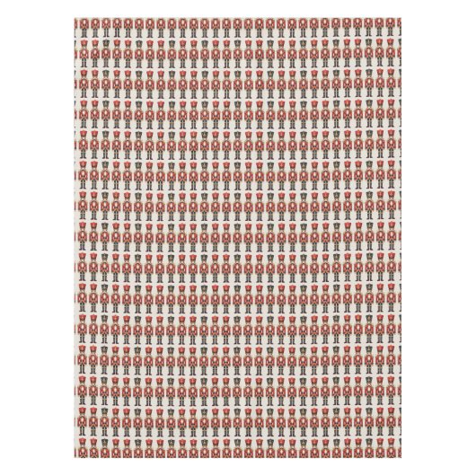 Nutcracker Soldiers Weihnachten Tischdecke (Vorderseite)