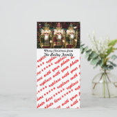 Nutcracker Soldiers Weihnachtsfest-Foto Feiertagskarte (Stehend Vorderseite)