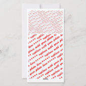 Nutcracker Soldiers Weihnachtsfest-Foto Feiertagskarte (Rückseite)