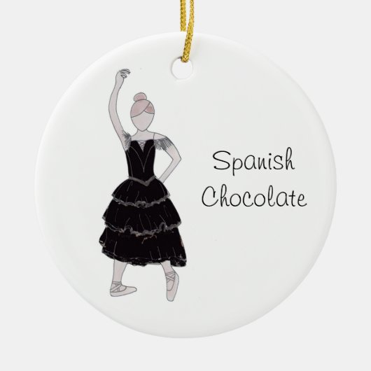 Nutcracker Spanische Schokolade Keepake Ornament (Vorne)