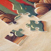 Nutcracker, Spielzeug und heiße Schokolade Puzzle (Seite)