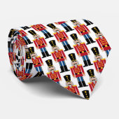 Nutcracker Spielzeugsoldat Muster Weihnachtsbinde Krawatte (Gerollt)