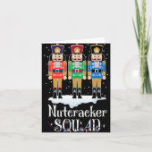 Nutcracker Squad Ballet Dance Christmas Xmas Light Karte (Vorderseite)
