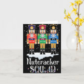 Nutcracker Squad Ballet Dance Christmas Xmas Light Karte (Gelbe Blume)