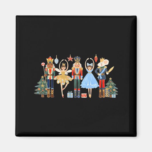 Nutcracker Squad Ballet Dance Matching Family Chri Magnet (Vorne)