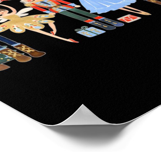 Nutcracker Squad Ballet Dance Matching Family Chri Poster (Ecke)