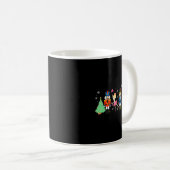 Nutcracker Squad Ballet Dance Merry Christmas Wome Kaffeetasse (VorderseiteRechts)