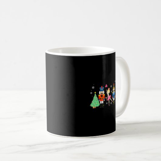 Nutcracker Squad Ballet Dance Merry Christmas Wome Kaffeetasse (VorderseiteRechts)