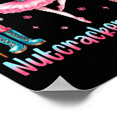 Nutcracker Squad Ballet Dance Merry Christmas Wome Poster (Ecke)