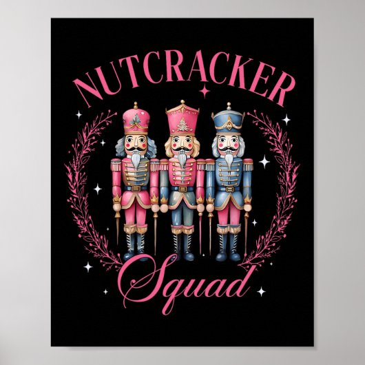 Nutcracker Squad Ballett Tanz passt Familie Chri Poster (Vorne)