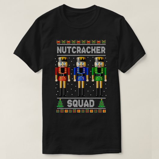 Nutcracker Squad Ballett Tanz passt Familie Chri T-Shirt (Design vorne)