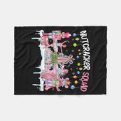Nutcracker Squad Christmas Nk Ballet Sugar Plum Fa Fleecedecke (Vorderseite (Horizontal))
