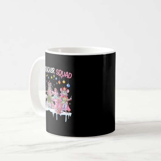 Nutcracker Squad Christmas Nk Ballet Sugar Plum Fa Kaffeetasse (Vorderseite Links)