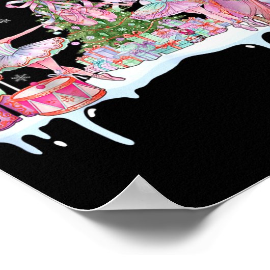 Nutcracker Squad Christmas Nk Ballet Sugar Plum Fa Poster (Ecke)