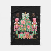 Nutcracker Squad Christmas Tree Ballet Dance Women Fleecedecke (Vorderseite)