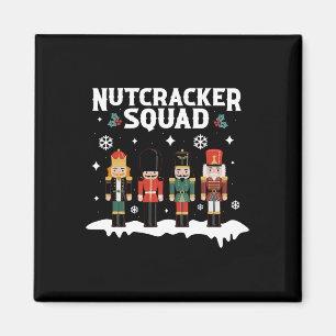 Nutcracker Squad Familie passt Weihnachten für Män Magnet