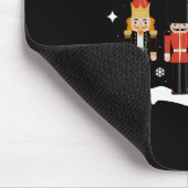 Nutcracker Squad Familie passt Weihnachten für Män Mousepad (Ecke)