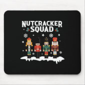 Nutcracker Squad Familie passt Weihnachten für Män Mousepad (Vorne)
